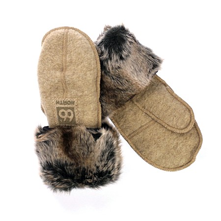 66 Degrees North Kaldi Mittens (Light Brown)