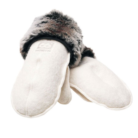 66 Degrees North Kaldi Mittens (Off-white)