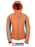 66 Degrees North Glymur Softshell Jacket Women's (Burnt Sienna / Olive)