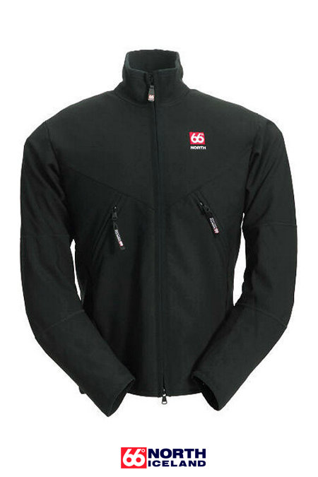 66 Degrees North Glymur Softshell Jacket Men's (Black)