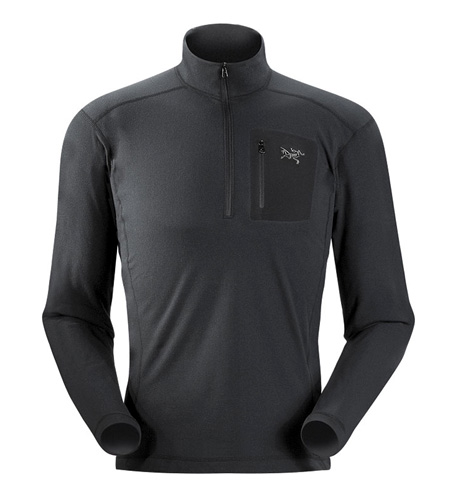 Arc'Teryx Rho LT Zip Baselayer Men's (Black)