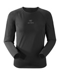 Arc'Teryx Rho SL Crew Neck LS Baselayer Women's (Black / Outline Logo)