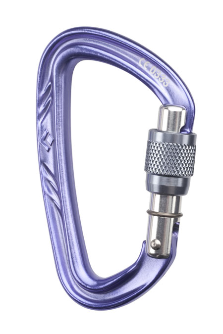 Black Diamond Nitron Screwgate Carabiner (Violet Haze)