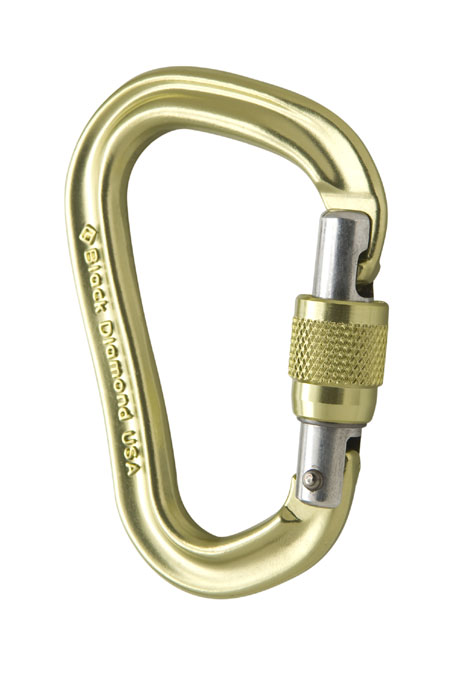 Black Diamond Vaporlock Screwgate Carabiner (Lime)