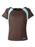 Cloudveil Duo Short Sleeve Crew Women's (Chocolate / Aruba Blue)