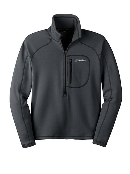 Cloudveil Run Don't Walk 1/2 Zip Sweater Men's (Black)