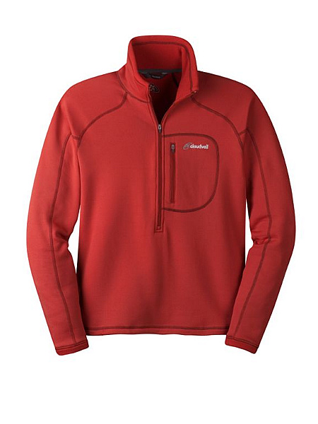 Cloudveil Run Don't Walk 1/2 Zip Sweater Men's (Patrol Red)