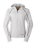 Cloudveil Run Don't Walk Performance 1/2 Zip Hoodie Women's (Bright White)