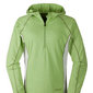 Cloudveil Run Don't Walk Performance 1/2 Zip Hoodie Women's (Erb Green / Bright White)