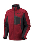 Columbia Crag Mountain Softshell Men's (Intense Red / Black)