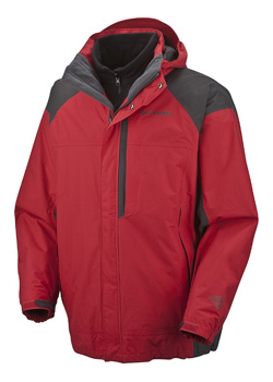 Columbia Erudite Parka Men's (Intense Red / Shark)