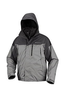 Columbia Lhotse Mountain II Parka Men's (Grout / Dark Charcoal / Black)