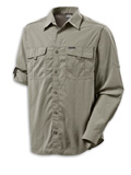 Columbia Omni-Dry Silver Ridge II Long Sleeve Shirt Men's (Fossil)