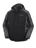 Columbia Powder Lake II Jacket Tall Men's (Black / Charcoal / Black)