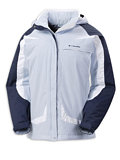 Columbia Sportswear Diamond Run Jacket Women's (Icicle / Columbia Navy / White)