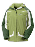 Columbia Sportswear Diamond Run Jacket Women's (Wasabi / Lizard / White)