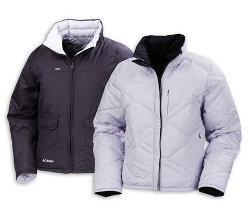 Columbia Sportswear Double the Fun Down Jacket Women's (Purple Frost)