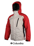 Columbia Sportswear Free Agent Parka Men's (Grey Ice / Intense Red)