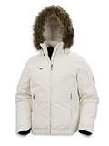 Columbia Sportswear Mt. Rosa Hooded Down Bomber Women's (Winter White)