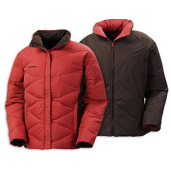 Columbia Sportswear Powder Dreams Reversible Down Jacket Women's (Daredevil / Bark)