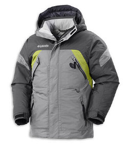 Columbia Sportswear Slopester Jacket Boys' (Storm Grey)