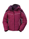 Columbia Sportswear Suzy Snowflake Jacket Girls' (Prairie Rose / Dhalia / White)