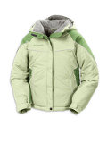 Columbia Sportswear Suzy Snowflake Jacket Girls' (Gelato / Pea Pod / Winter White)