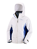 Columbia Whirlibird Parka Women's (White / Bright Blue / White Cap)