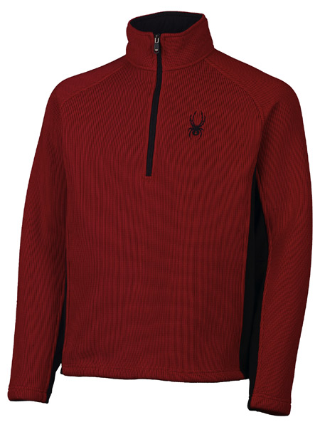 Core Half Zip Sweater Men's (Red / Black)