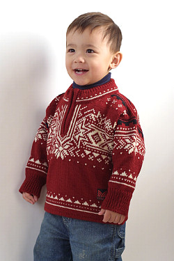 Dale of Norway 125th Anniversary Sweater Kids' (Redrose)