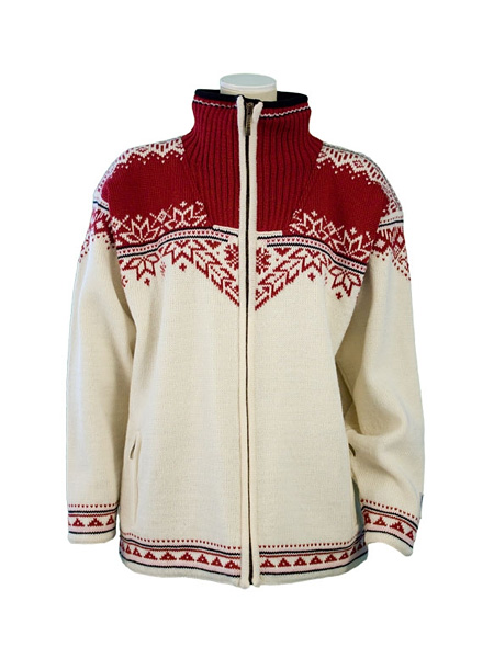 Dale of Norway Amundsen Cardigan (Cream / Red)