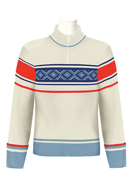 Dale of Norway Are Feminine Merino Sweater (Off-white)