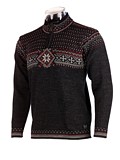 Dale of Norway Oksen Sweater Men's (Dark Charcoal Heather / Red Rose)