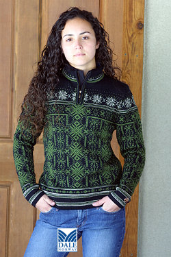 Dale of Norway US Ski Team 2007 Sweater Women's (Black / Shallow Pond)