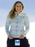 Dale of Norway US Ski Team 2007 Sweater Women's (Off-white / Dusty Turquoise)