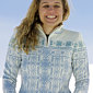 Dale of Norway US Ski Team 2007 Sweater Women's (Off-white / Dusty Turquoise)