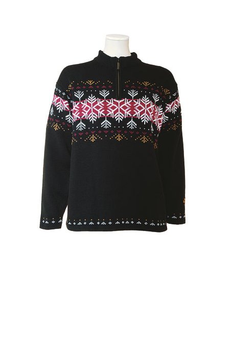 Dale of Norway Bergsdalen Cotton Sweater (Black)