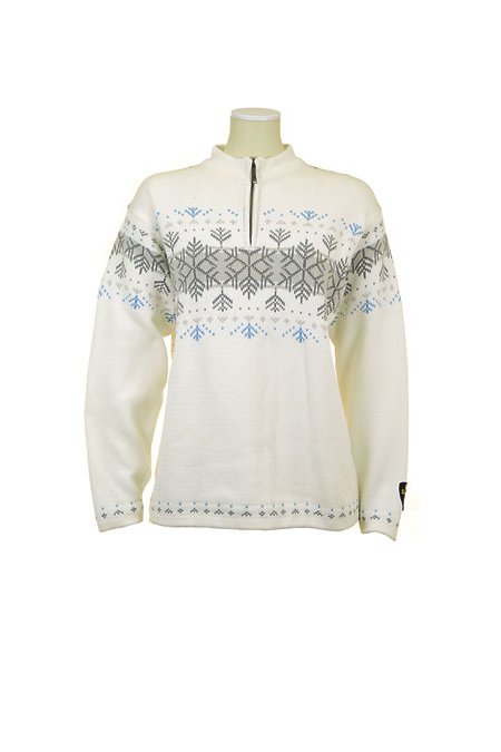 Dale of Norway Bergsdalen Cotton Sweater (Off-white)