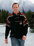 Dale of Norway Bislett Olympic Sweater Men's (Black / Raspberry)