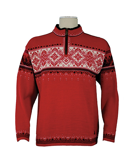 Dale Of Norway Blyfjell Sweater Men's (Raspberry / Black / Off W