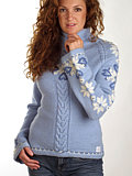 Dale of Norway Celebration Sweater Women's (Ice Blue)