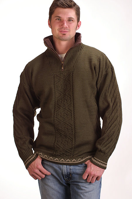 Dale of Norway Finnskogen Sweater (Fatigue Green)