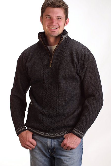 Dale of Norway Finnskogen Sweater (Dark Charcoal)