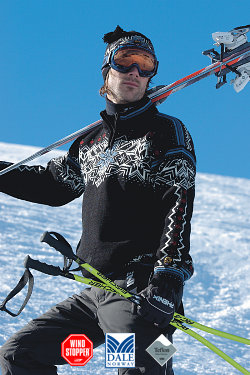 Dale of Norway Finse GORE Windstopper Sweater (Black)