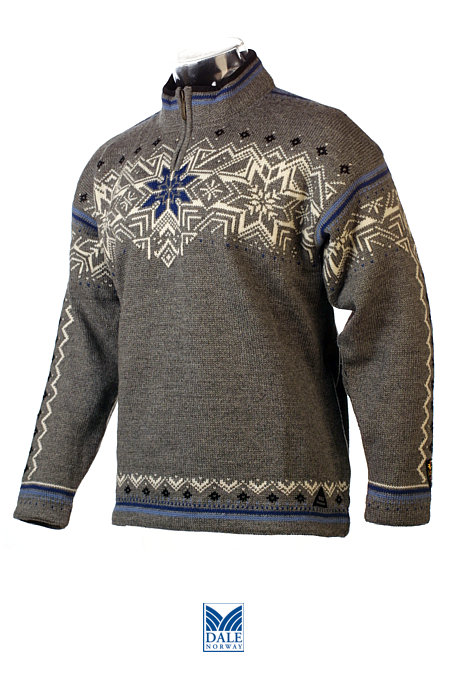 Dale of Norway Finse GORE Windstopper Sweater (Grey)