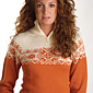 Dale of Norway Gala Feminine Sweater (Off-white/Orange)