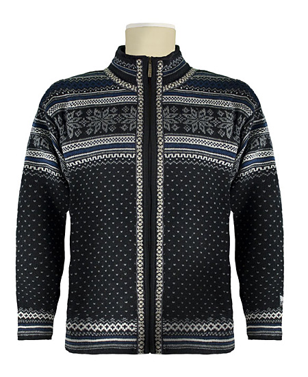 Dale of Norway Grotli Cardigan (Black / Off White)