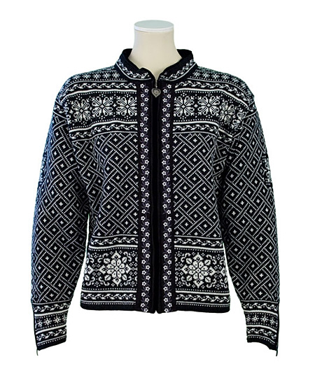 Dale of Norway Harmony Cardigan Women's (Black / Of-White)