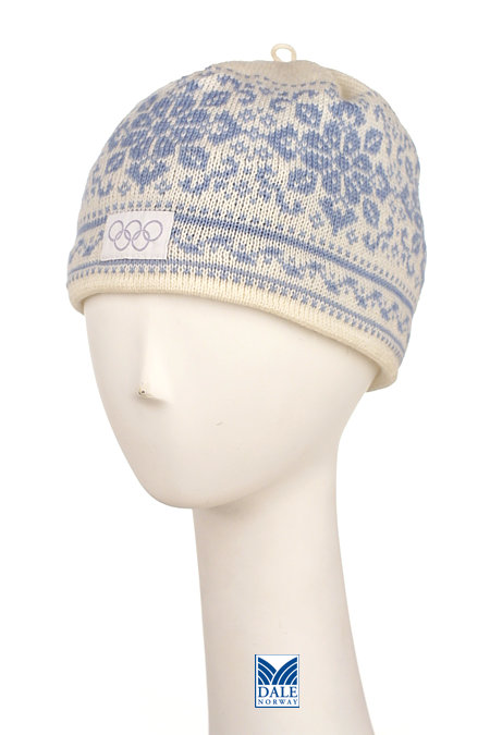 Dale of Norway Harmony / Peace Hat Women's (Off-white / Ice Blue