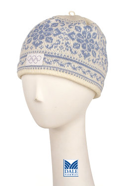 Dale of Norway Harmony / Peace Hat Women's (Off-white / Ice Blue)